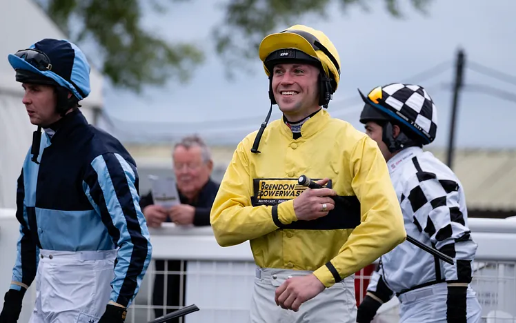 Image of jockey smiling 