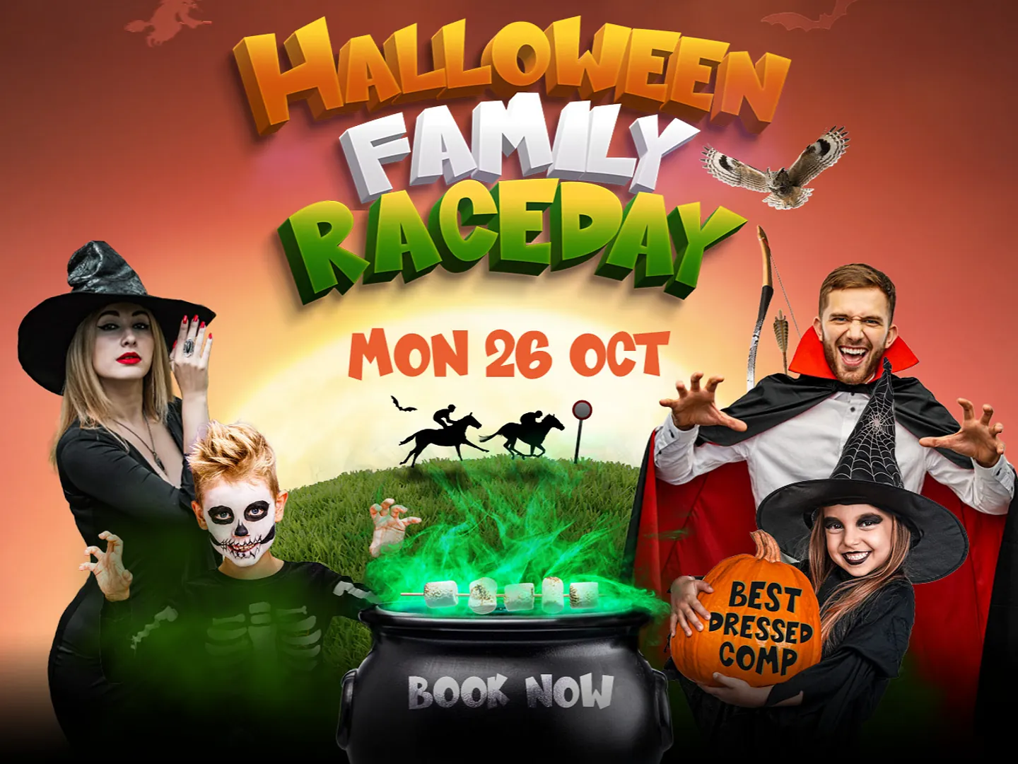halloween family raceday