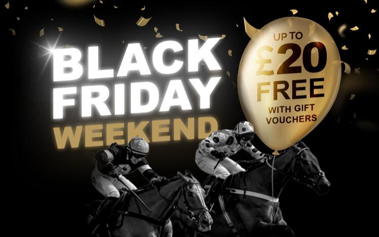 Treat someone with a black friday gift voucher to enjoy live horse racing at Hereford Racecourse. A unique Christmas present!