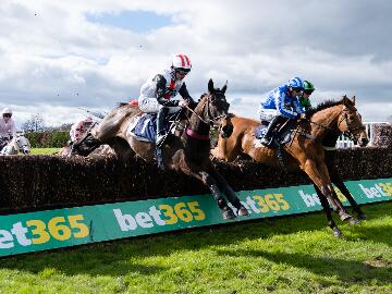 Jumps Racing At Hereford Racecourse 