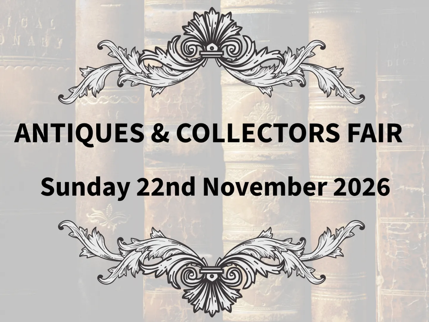 antiques fair at hereford racecourse 22nd november 