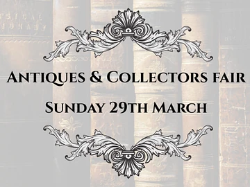 Antiques and collectors fair at Hereford racecourse on Sunday 16th November 